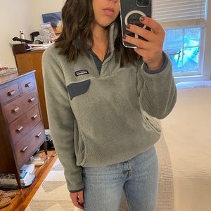 Patagonia Re-Tool Snap-T Fleece Pullover - Grey - Sz M